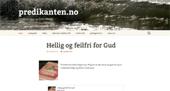 Desktop Screenshot of predikanten.no